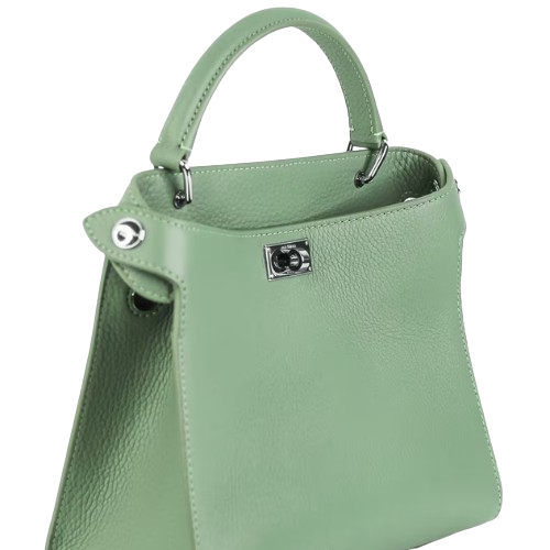 Lutece Mini Grained Leather Bag