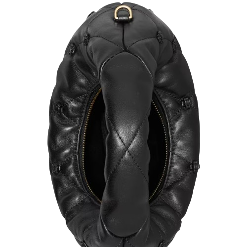 Bunny Knot Quilted Crescent Bag